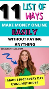 List of Ways To Make Money Online Easily Without Paying Anything