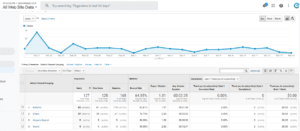 Ebiz Strategic Google Analytic Overall Traffic
